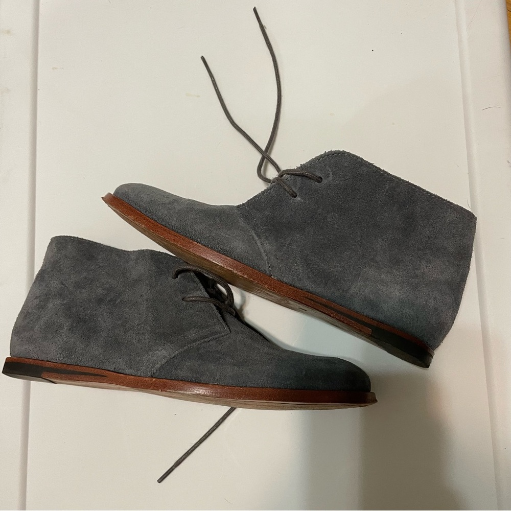 Opening ceremony grey suede desert chukka boots women’s 36/6 flat heel